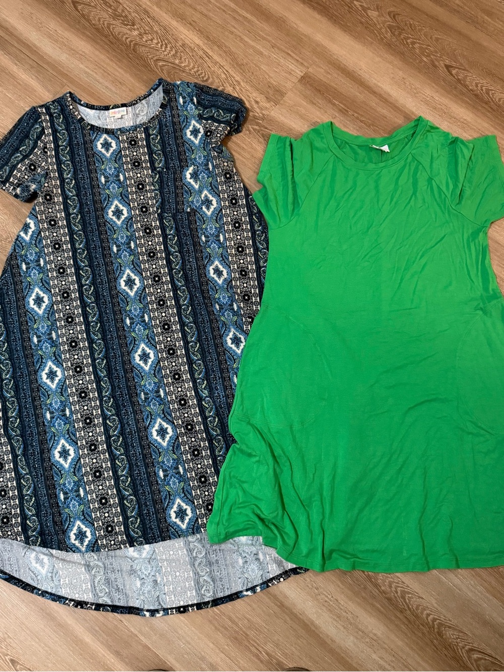 Two LuLaRoe Short-Sleeve Dresses